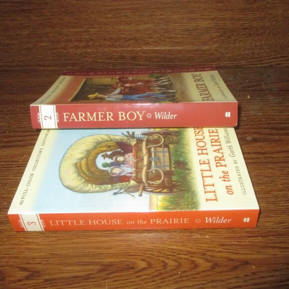 Laura Ingalls Wilder Paperback books - Farmer Boy / Little House on the Prairie - Picture 3 of 8